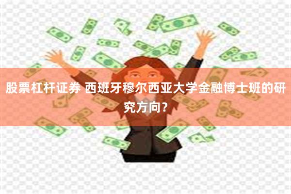 股票杠杆证券 西班牙穆尔西亚大学金融博士班的研究方向？